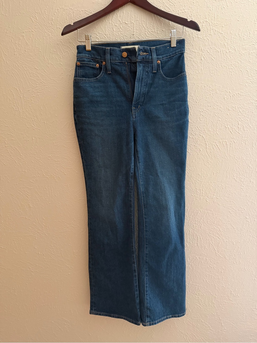 Madewell The Perfect Vintage Flare Crop Jeans – NWT – Size 24